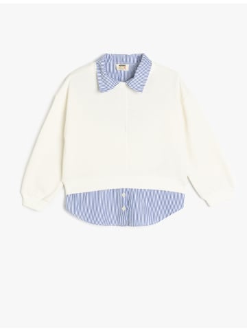 KOTON Sweatshirt in Ekru