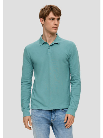 s.Oliver Polo-Shirt langarm in Petrol