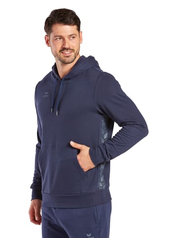 erima Essential Team Kapuzensweat in new navy/slate grey