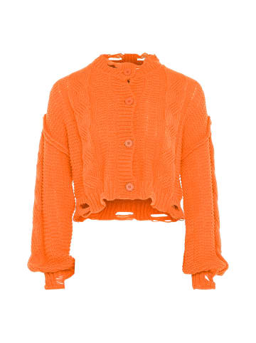 myMo Strickjacke in ORANGE