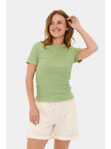 SAINT TROPEZ T-shirt AsterSZ Gerade Passform in Smoke Green