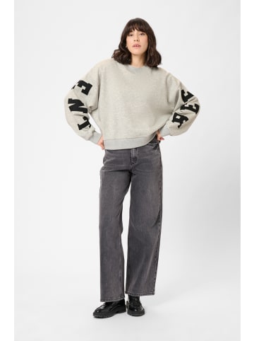 Kaffe Sweatshirt KAlise Oversize fit in Grey Melange