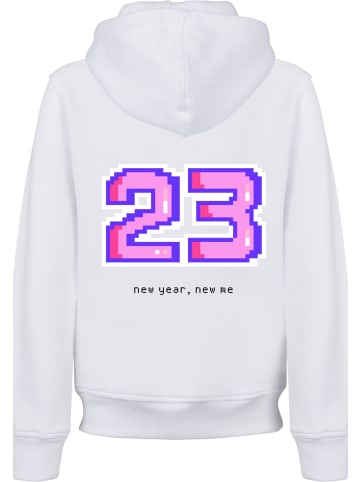 F4NT4STIC Hoodie SIlvester Party Happy People Only in weiß
