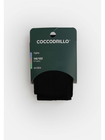 Coccodrillo Mädchenstrumpfhosen in schwarz