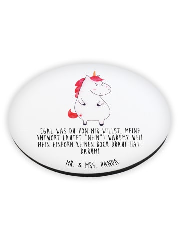 Mr. & Mrs. Panda Magnet für Kühlschrank Einhorn Wut mit Spruch in Weiß