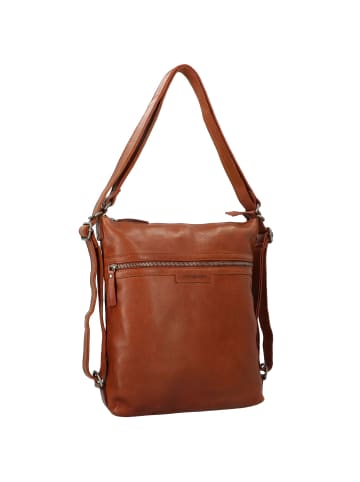 Greenburry Schultertasche Leder 29,5 cm cognac