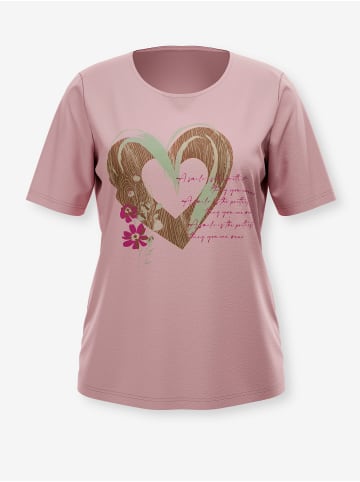 Sieh an! Trachtenshirt in hortensie-braun