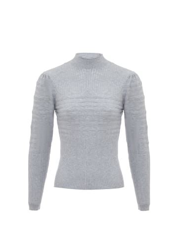 leo selection Damen Strickpullover in Dunkelgrau