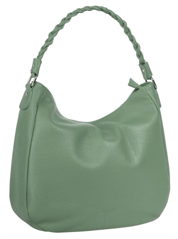 Samantha Look Handtasche echt Leder in mint