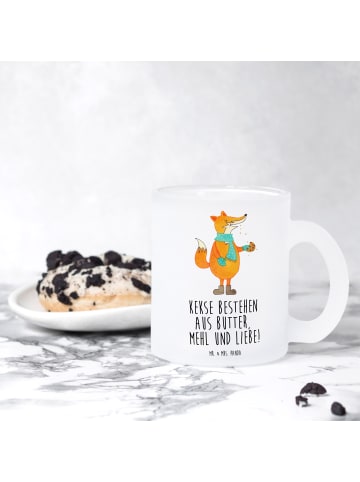 Mr. & Mrs. Panda Pott Fuchs Keks mit Spruch in Transparent