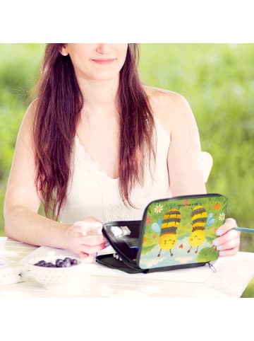 Mr. & Mrs. Panda Federmäppchen Biene Verliebt Design ohne Spruch in Weiß