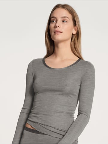 Calida Shirt in platin melé_