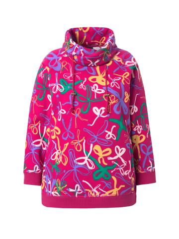 Ulla Popken Sweatshirt in kirschrot