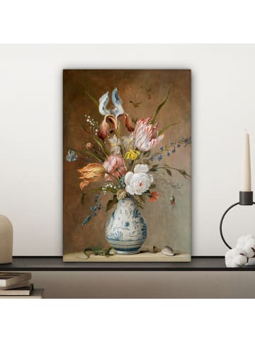 MuchoWow Leinwand bilder Blumenvase (BxH)