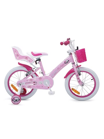 Byox Kinderfahrrad 16 Zoll Puppy in rosa