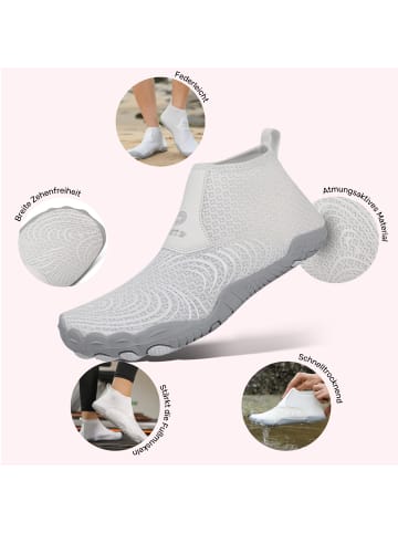 DOTALES GripStep Barfußschuhe in  Grau 36