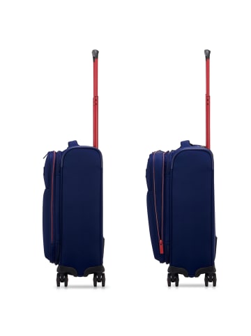 Roncato Move 4 Rollen Kabinentrolley 55 cm mit Dehnfalte in ultramarine blue