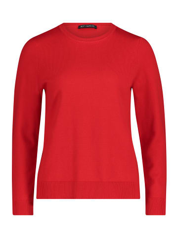 Betty Barclay Basic-Strickpullover mit Rundhalsausschnitt in High Risk Red