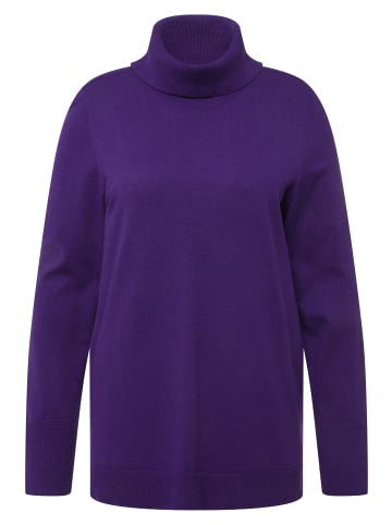 Ulla Popken Pullover in tiefes violett