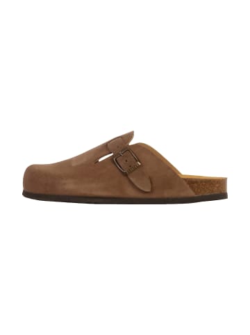 Plakton Leder-Pantoletten Blog Blau