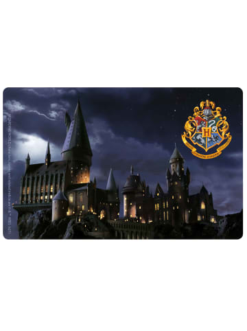 United Labels Harry Potter Brotdose mit Trennwand - Hogwarts in schwarz