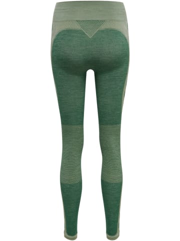 Hummel Leggings Hmlclea Damen in LAUREL WREATH/LILY-PAD MELANGE