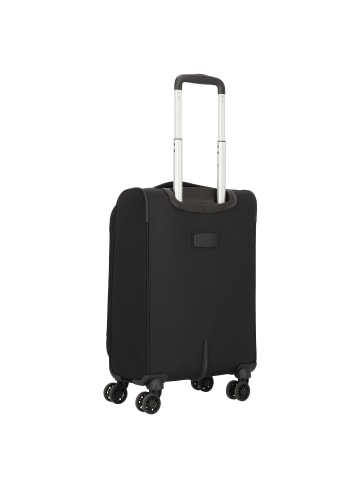D&N Travel Line 9504 4 Rollen Kabinentrolley S 55 cm black