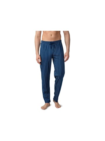 Mey Pyjama kurz für Herren in blau in blau