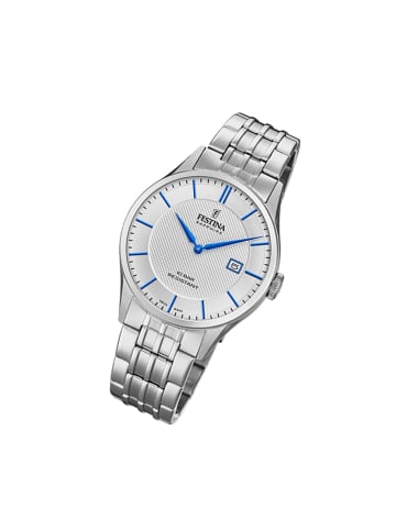 Festina Analog-Armbanduhr Festina Swiss Made silber groß (ca. 40mm)