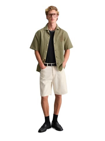 Marc O'Polo DENIM Crayfish Capsule Kurzarmhemd, Normal Fit in Chalky Sage