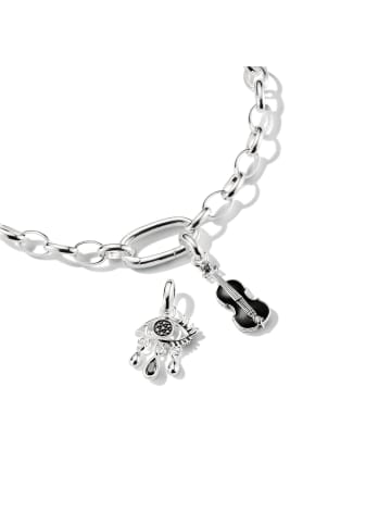Thomas Sabo Charm-Anhänger Wednesday Chello Connect in silber, weiß, schwarz