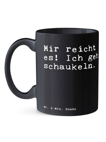 Mr. & Mrs. Panda haferl Mir reicht es! Ich... mit Spruch in Schwarz