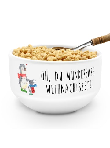 Mr. & Mrs. Panda dessertschale Smörle Winterzeit mit Spruch in Weiß