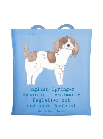 Mr. & Mrs. Panda Stoffbeutel English Springer Spaniel Charme mit... in Sky Blue