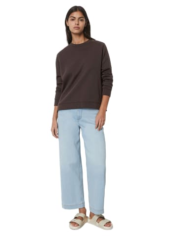 Marc O'Polo DENIM Sweatshirt relaxed in dark chocolate