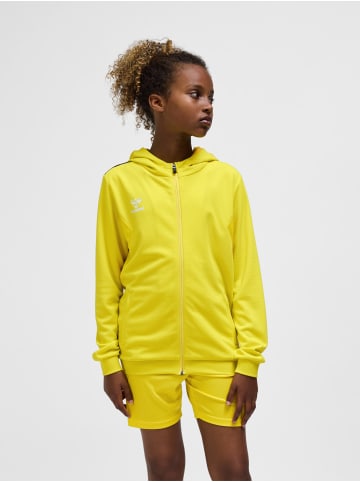 Hummel Reißverschluss Kapuzenpullover Hmlauthentic Kinder in BLAZING YELLOW