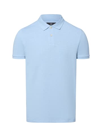 Nils Sundström Poloshirt in hellblau