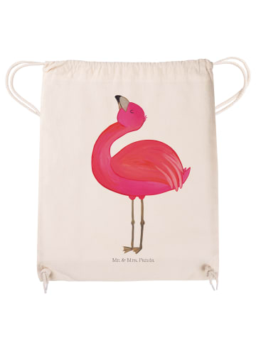 Mr. & Mrs. Panda Stoffbeutel Flamingo Stolz ohne Spruch in Creme