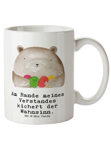 Mr. & Mrs. Panda XL Tasse Bär Gefühl mit Spruch in Weiß