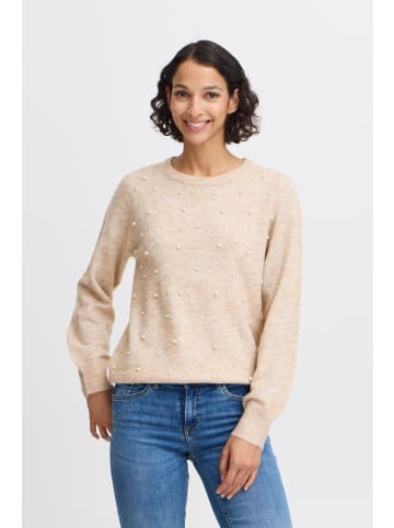 b.young Strickpullover BYBXOKAMA PEARLY JUMPER - 20815922 in beige