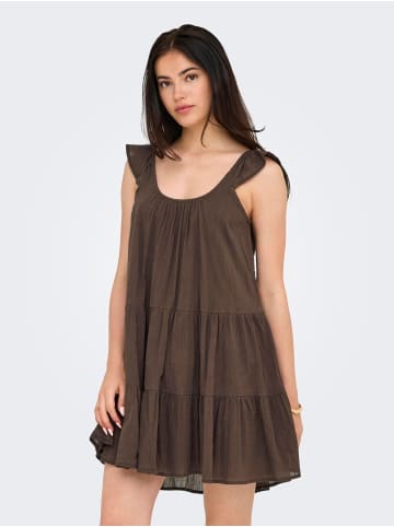 ONLY Kleid in Chocolate Martini