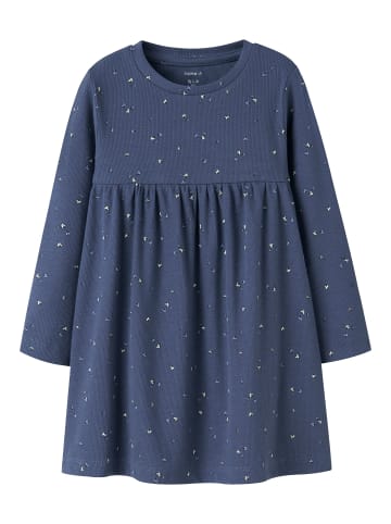 name it Langarmkleid NMFNELIA LS DRESS in blue indigo