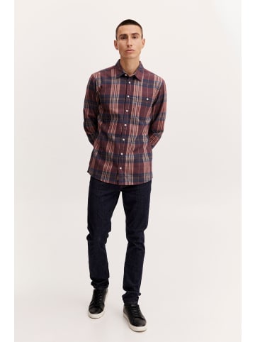 BLEND Karohemd BHKarohemd in Beere