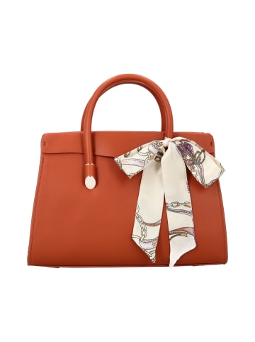 usha BLACK LABEL Women Eco-Leather Handbag With Adjustable Additional Strap in Camel