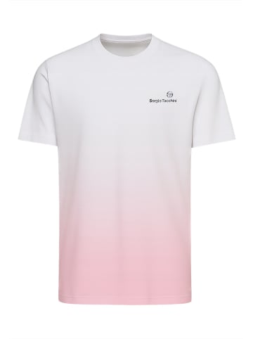 Sergio Tacchini T-Shirts in candy pink/white
