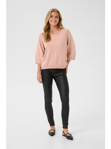 Cream Strickpullover CRDela Loose fit in Mahogany Rose Melange