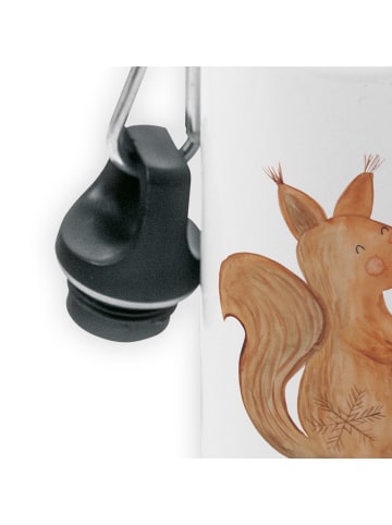 Mr. & Mrs. Panda Trinkflasche Eichhörnchen Weihnachten ohne Spruch in Weiß