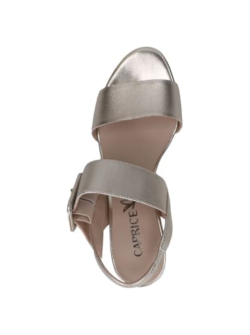 Caprice Sandalette in LT.GOLD METAL.