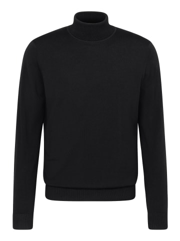 Bugatti Rollkragen Pullover in schwarz