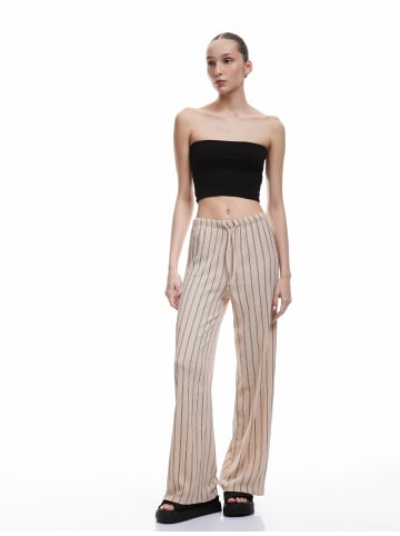 KOTON HOSEN in Beige Gestreift